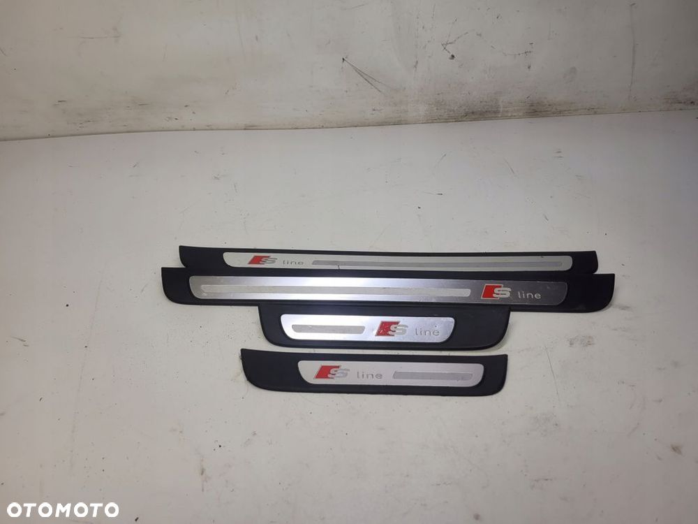 LISTWA LISTWY PROGOWE S-LINE AUDI A4 B8 ORYGINAŁ KOMPLET - 1