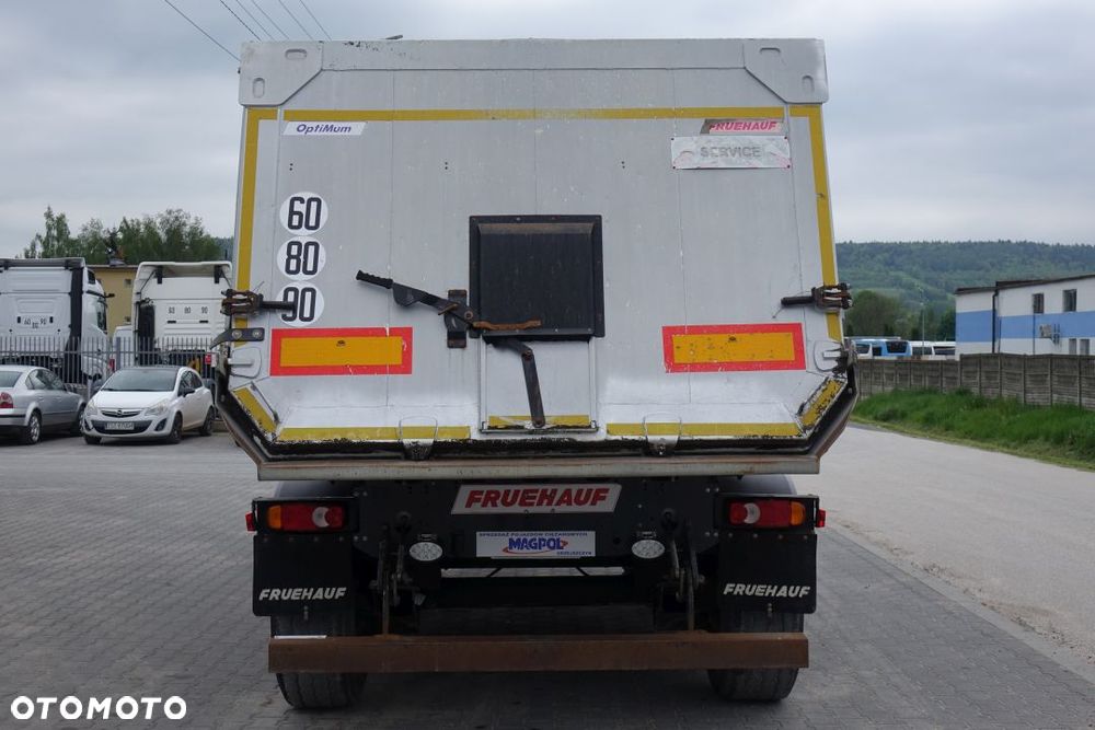 Fruehauf WYWROTKA 28m3 / OSIE SAF / OŚ PODNOSZONA / HYDROKLAPA / SZYBER ZBOŻOWY / ELEKTRYCZNA PLANDEKA - 6