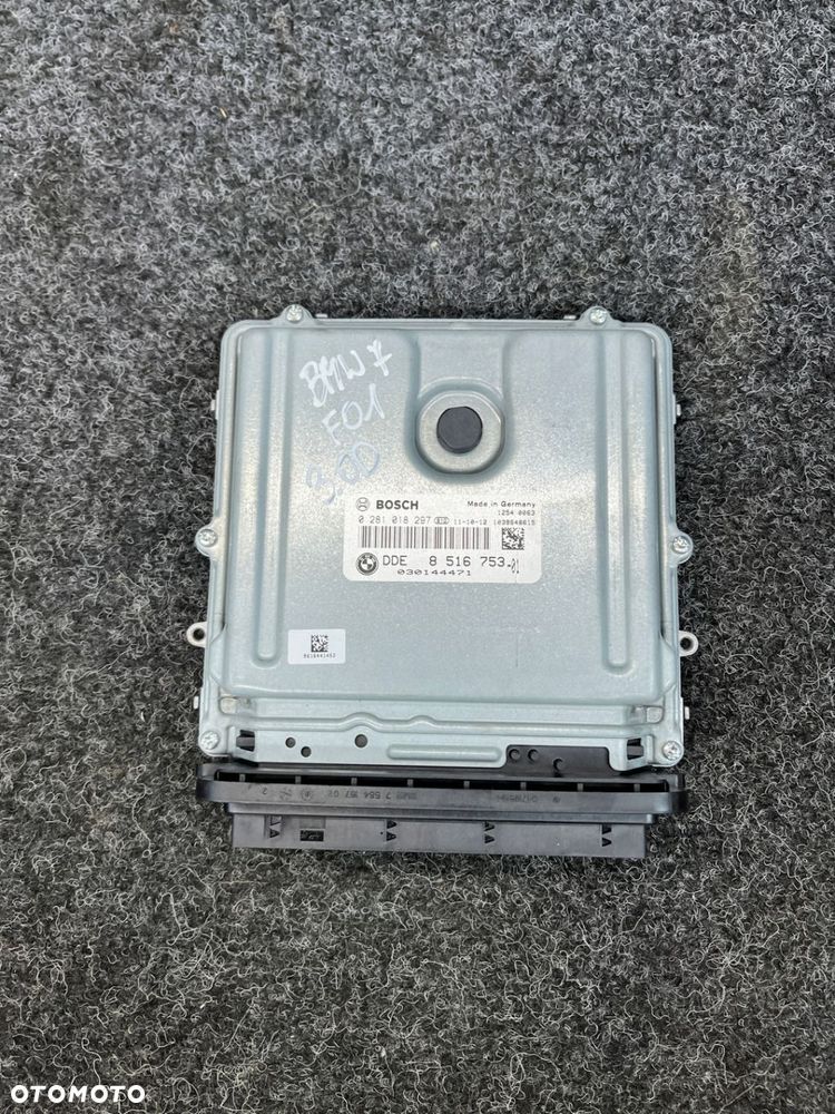 bmw f01 zestaw startowy sterownik komputer silnika 8516753 0281018297 - 1