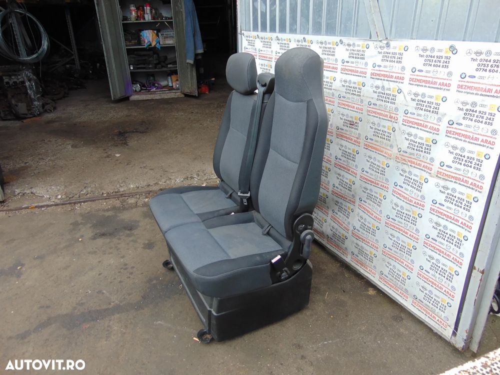 Bancheta Renault Master 3 master 4 Opel Movano Nissan Nv400 bancheta dubla fata - 2
