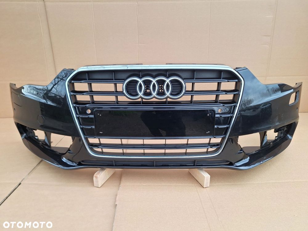 AUDI A5 LIFT 12-15r 8T0 ZDERZAK PRZÓD PRZEDNI+ORYG BLACK GRILL 8T0807437AD WYSYŁKA 24H - 1