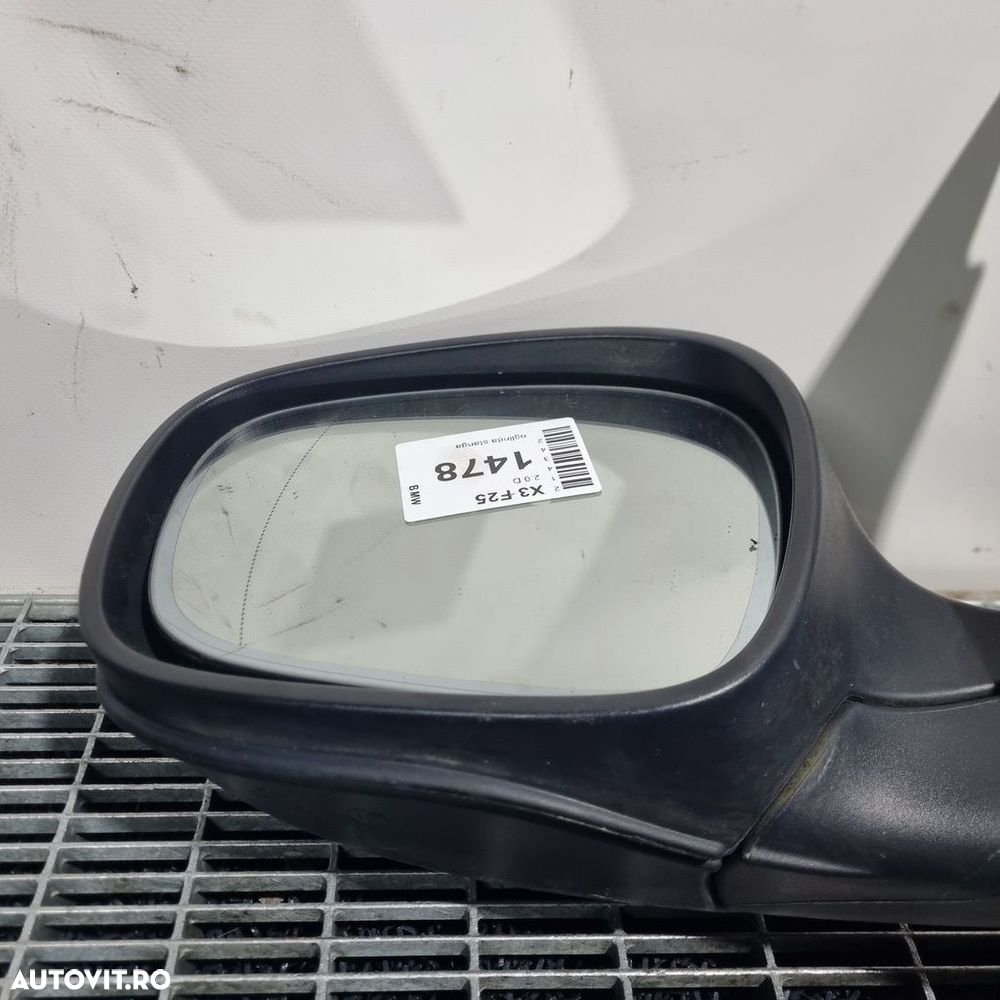 Oglinda stanga BMW X3 F25 2010 - 2014 4 Usi Titansilber 354 (1478) Cu rabatare electrică - 4