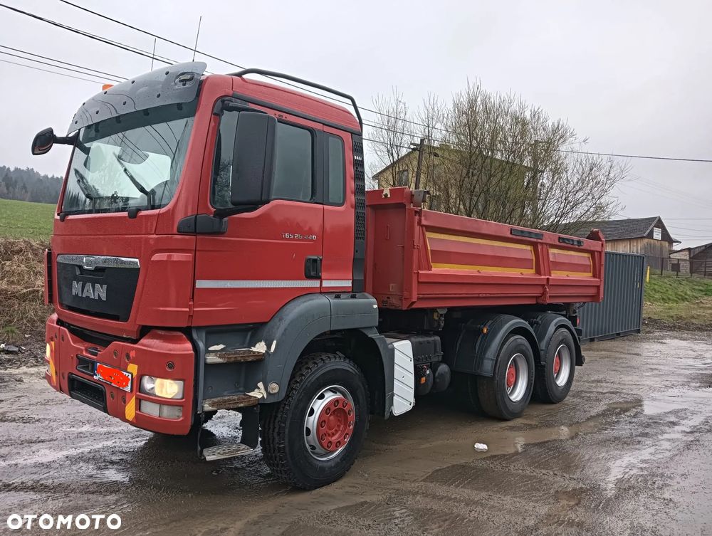 MAN TGS 26.440 6x4 – Wywrotka 3-Stronna | Bordmatik Burtmatic | Serwis ASO | Manual | EURO 5 - 1
