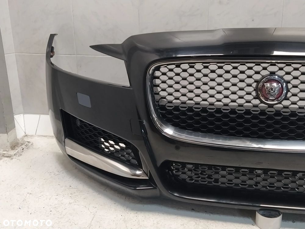 JAGUAR XF X260 ZDERZAK PRZÓD PRZEDNI KOMPLETNY 4XPDC SPRYSKIWACZE GRILL ATRAPA CHŁODNICY ZNACZEK ORYGINAŁ - 4
