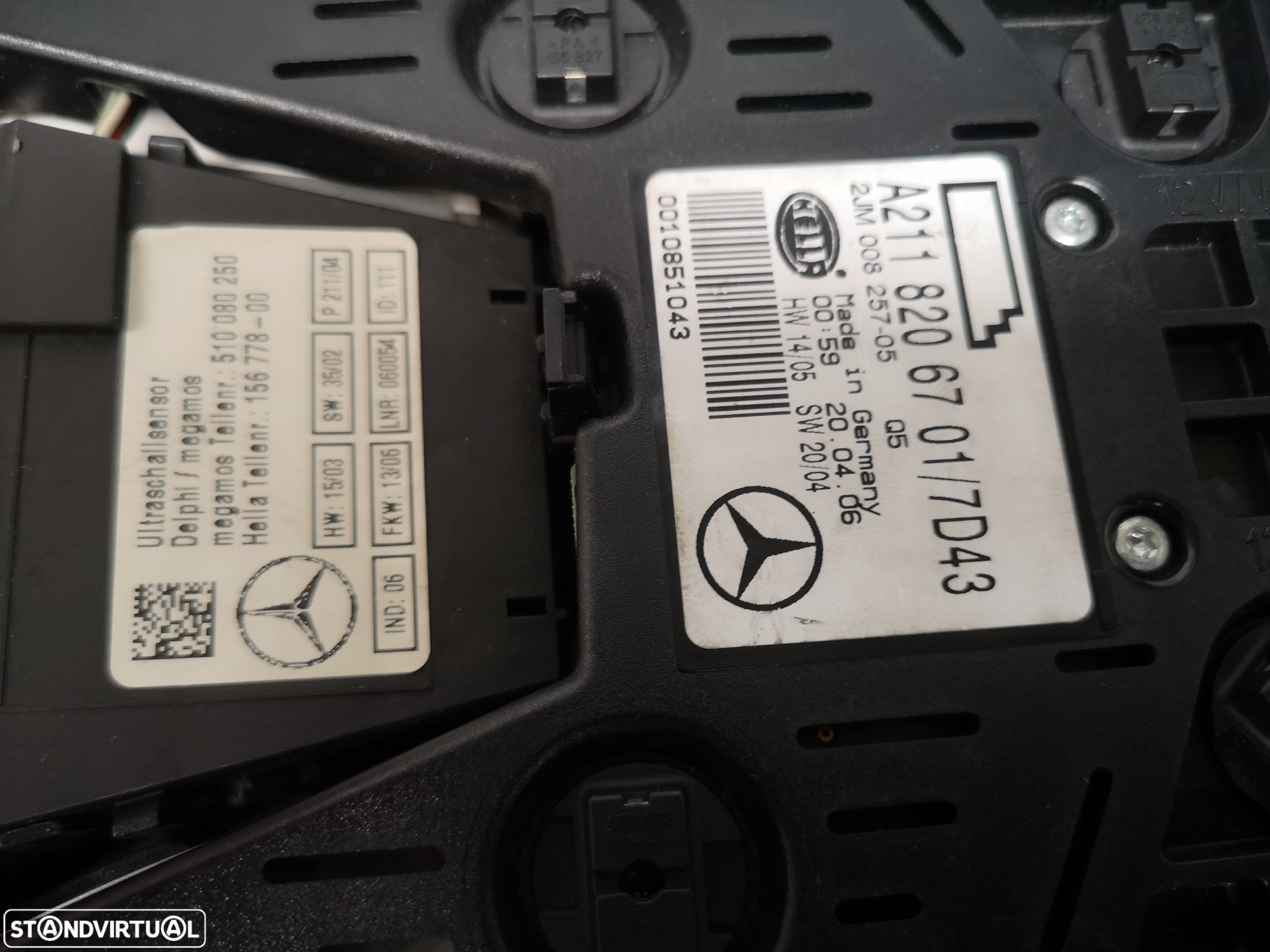 Plafonier Luz interior traseira  Mercedes w211 class e  2003+ - 5