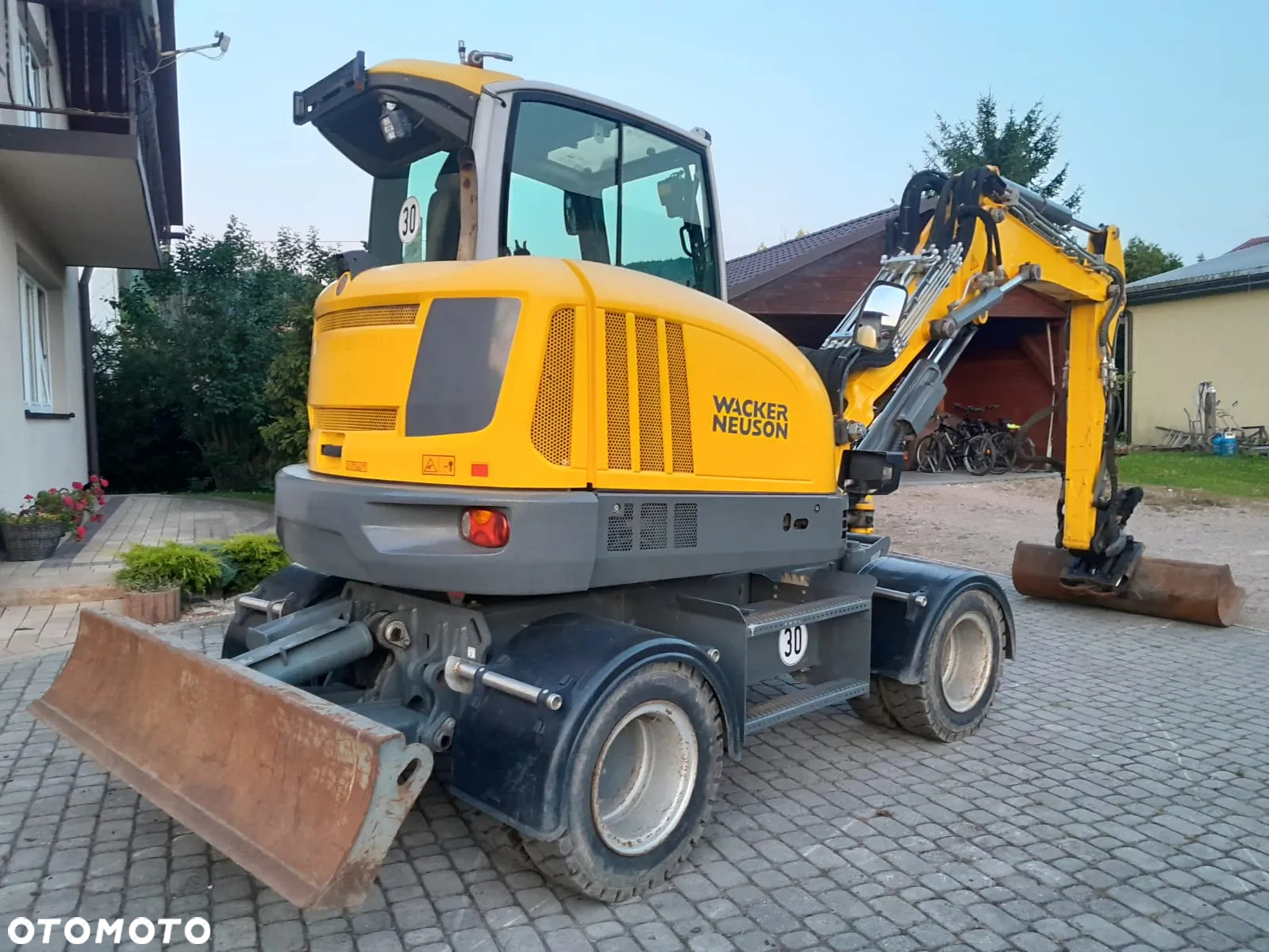 Wacker Neuson EW65 2018r 3062mtg. głowica obrotowa ze szczypcami, KLIMA - 10
