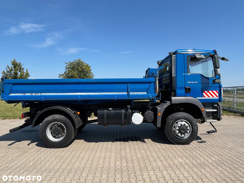 MAN TGM 18.330 4x4 napęd na wał , Meiller wywrotka, hydraulika, blokady , reduktor (nie TGS, AXOR ) - 4