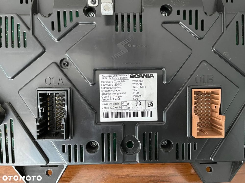 Scania R Zegary / Licznik DUŻY WYŚWIETLACZ - 2