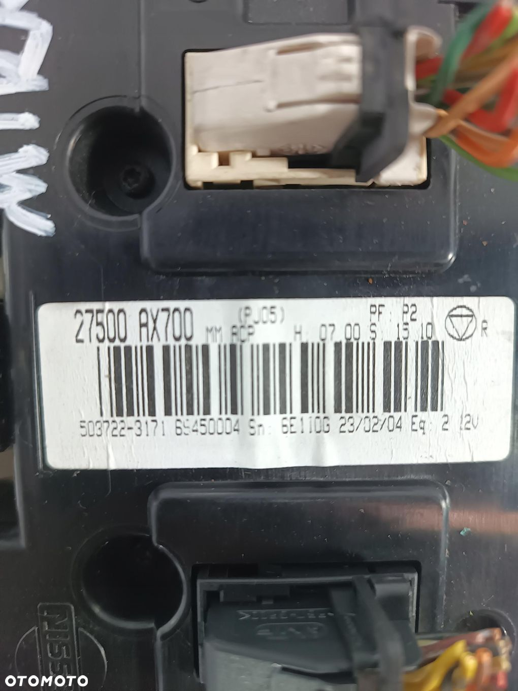 Micra K12 03-10 PANEL STEROWANIE REGULACJA NAWIEWU OGRZEWANIA 27500AX700 - 5