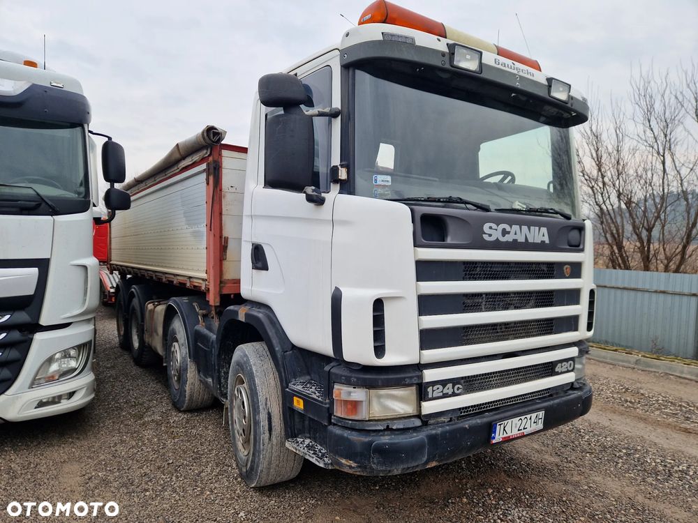 Scania NETTO 84000ZŁ 124c 420 8x4 hydroburty lewa i tył waga 13700kg - 1