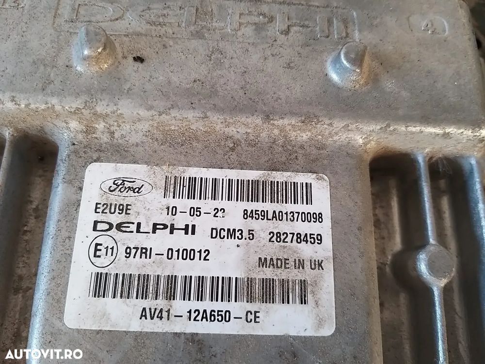 Ecu calculator motor 2.0 tdci ford kuga 1 av4112a650ce 28278459 - 2