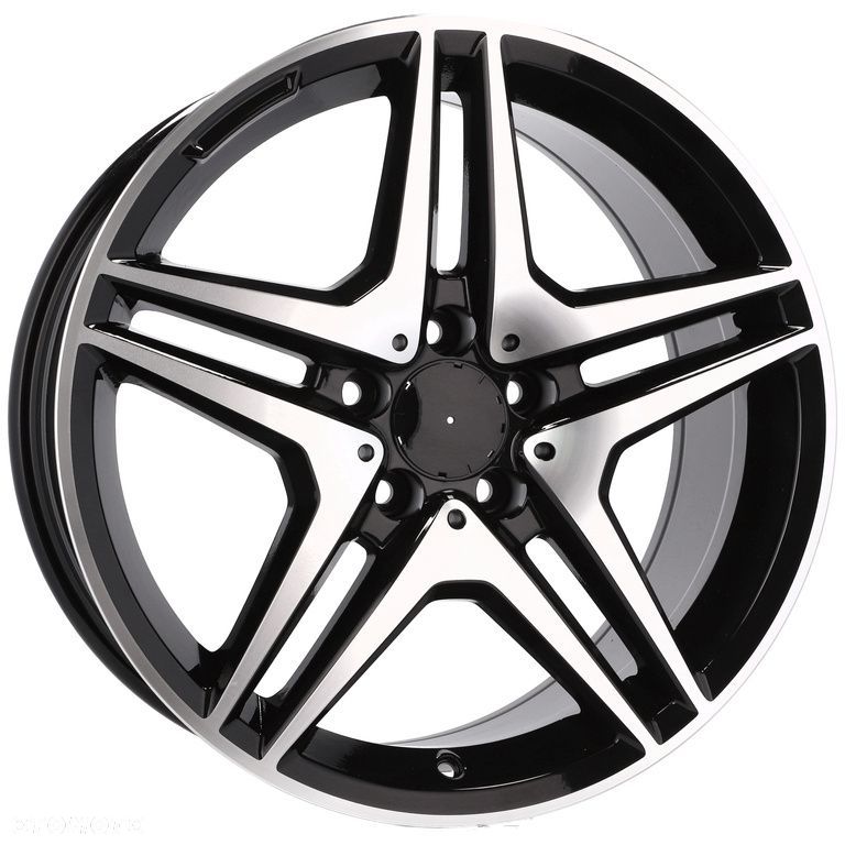 4x Felgi 17 5x112 m.in. do MERCEDES A W177 B W246 W247 C W204 W205 E W211 W212 W213 - BK443 - 9