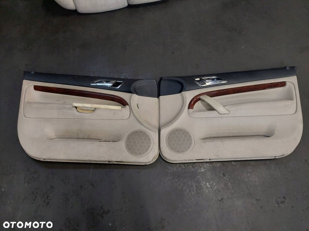 KOMPLET FOTELI PRZÓD + KANAPA TYŁ + BOCZKI + PODŁOKIETNIK SKODA SUPERB I - 5