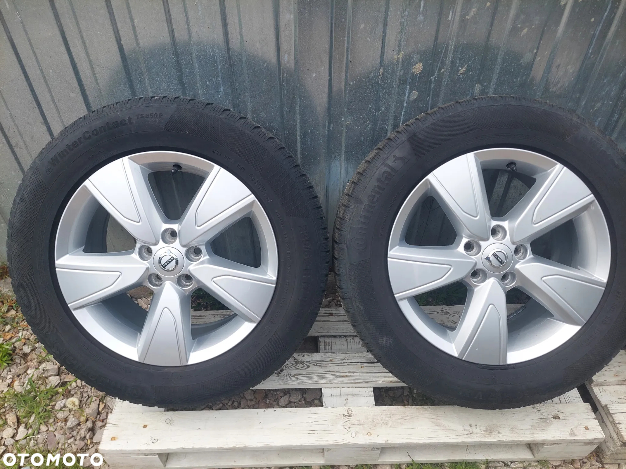 KOŁA ALUFELGI FELGI VOLVO XC40 XC60 235/60 R17 Opony Zimowe CONTINENENTAL WINTERCONTACT - 2
