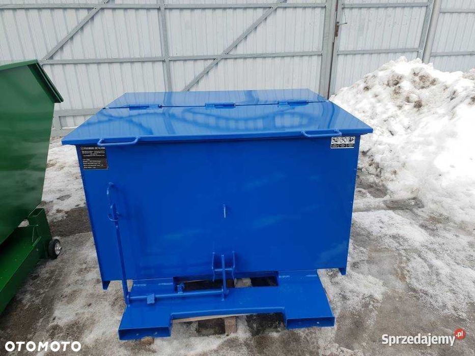 Aluminium,Złom,Szkło,WórGruz -Samowyładowcza Koleba PMUC1000L kontener - 6