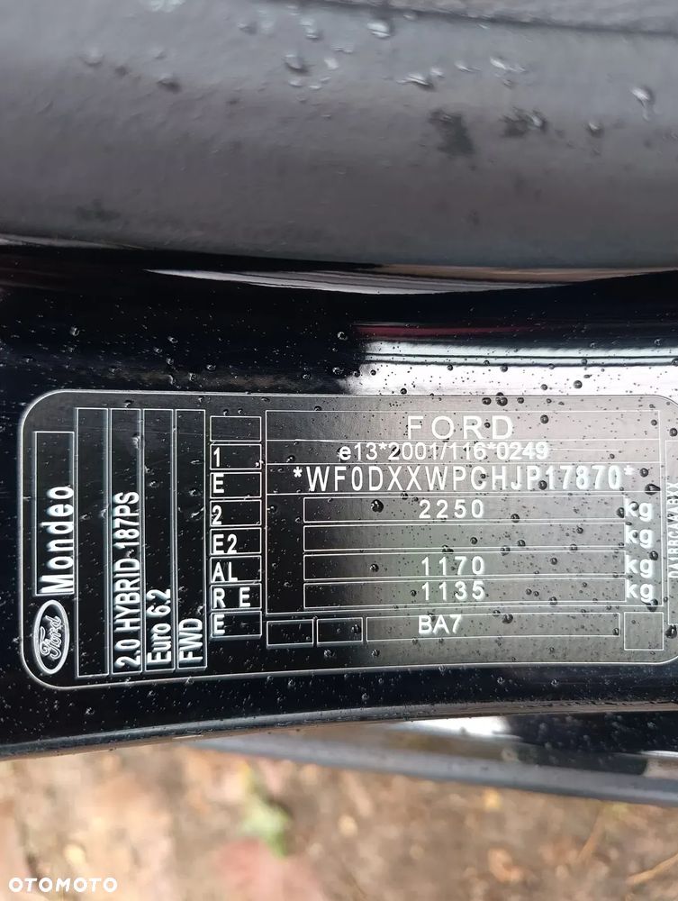 Ford Mondeo 2.0 Hybrid Vignale - 27