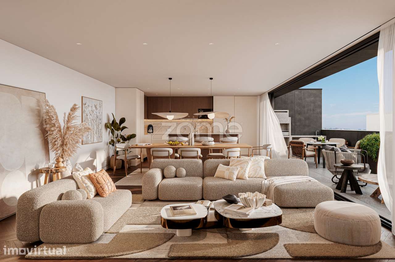 Penthouse T4 Duplex, com 3 suites em Leça da Palmeira - Grande imagem: 4/20