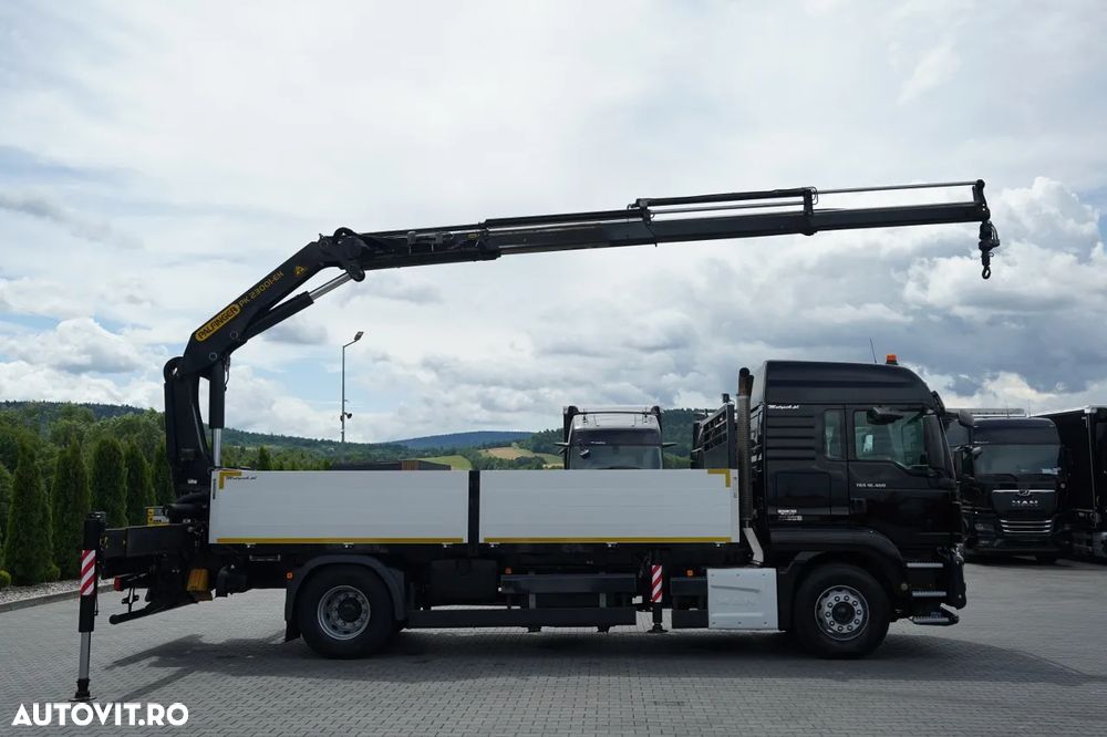 MAN TGS 18.460 / 4X2 / DROPSIDE / PALFINGER PK 230001 / MAX. LOAD CAPACITY: 5,950 KG / NAVI / ROTATOR / PARKING AIR CONDITIONING / MANUAL / EURO 6 - 7