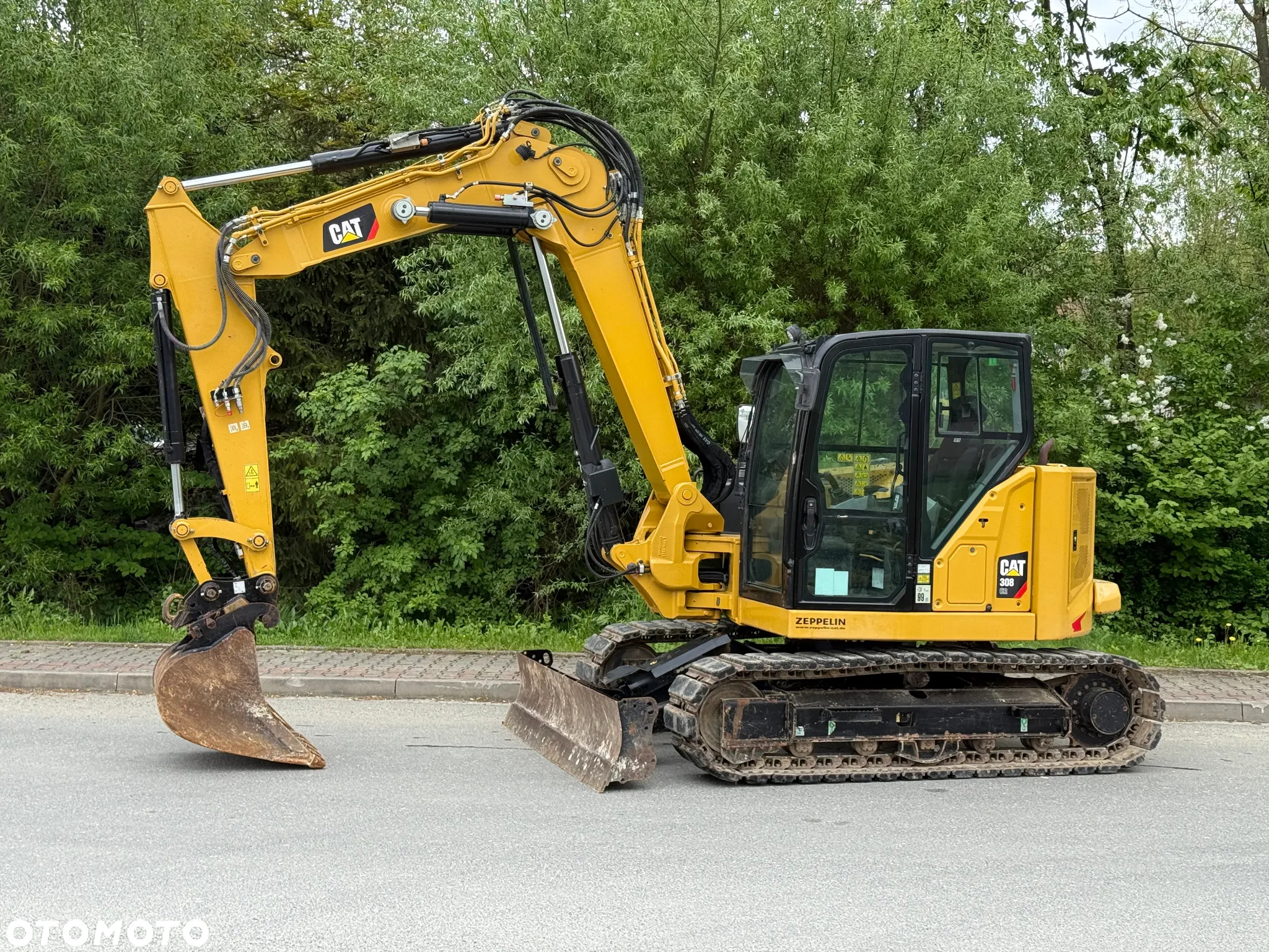 Caterpillar Koparka Gąsienicowa  *CAT 308 CR * Sprowadzona * JAK NOWA * Perfekcyjny Stan - 2