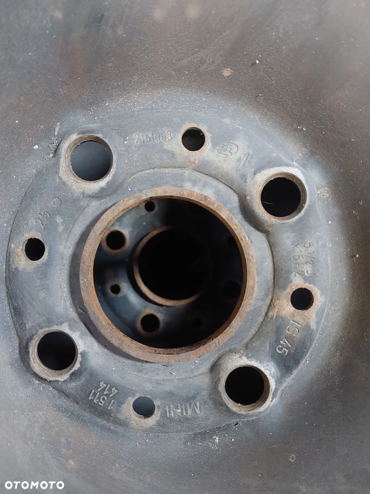 Felgi felga KOMPLET stalowe 15' 4x100 ET45 Mini Cooper R50 R54 R55 R56 ONE 51/2jx15h2 - 2