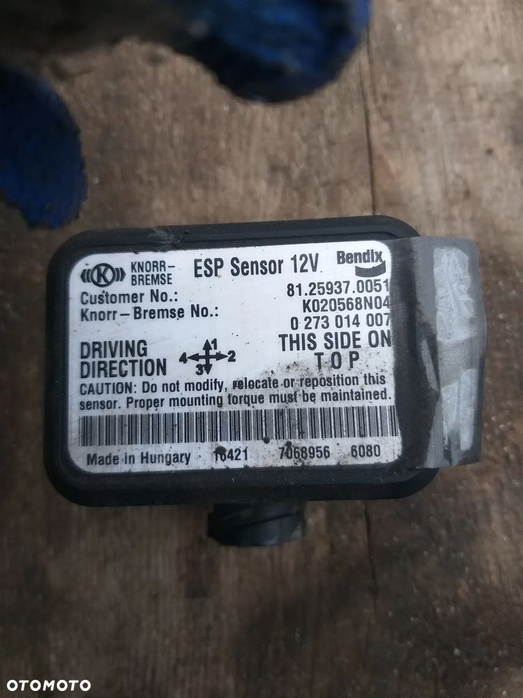czujnik ESP man tgx tgs  81.25937. 0051 EURO 5 EURO 6 - 1