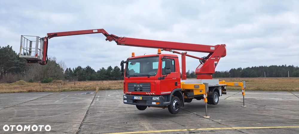 MAN Podnośnik koszowy Wumag WT250 Man TGL WT 250 2008r zwyżka ruthmann palfinger bison - 10