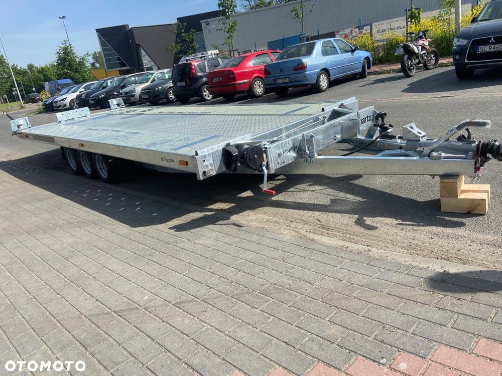 Martz Laweta Martz GT KIPPBAR 580/3 DMC 3500kg 580x206cm  3 osie uchylana hydraulicznie wypełnienie sklejka+alu Częstochowa - 11