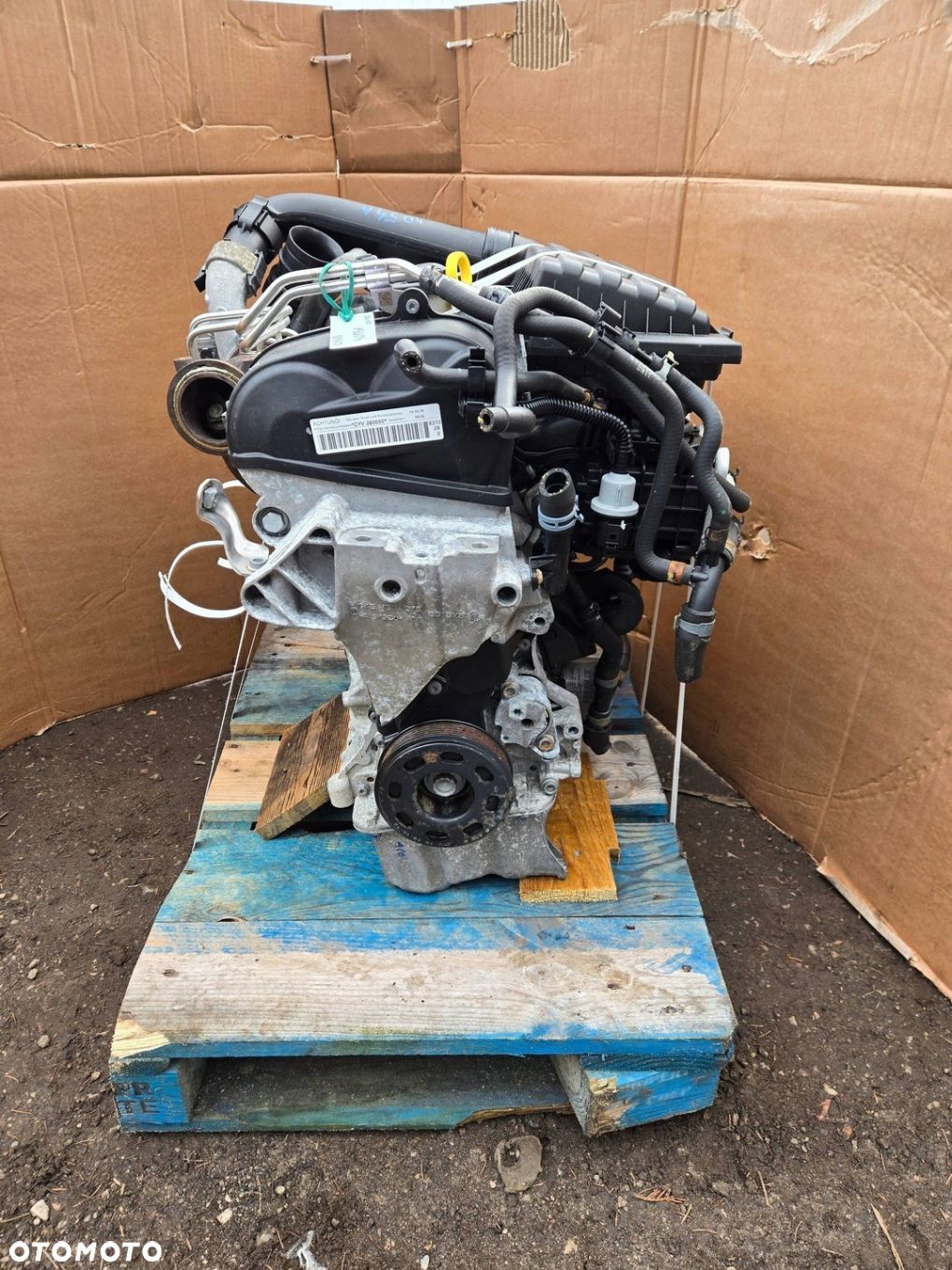 SILNIK KOMPLETNY CYVB 1.2 TSI VW SKODA SEAT AUDI NR 4054A - 1