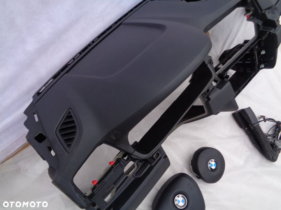 BMW F10 F11 DESKA KONSOLA AIRBAG PASY KOMPLET - 2
