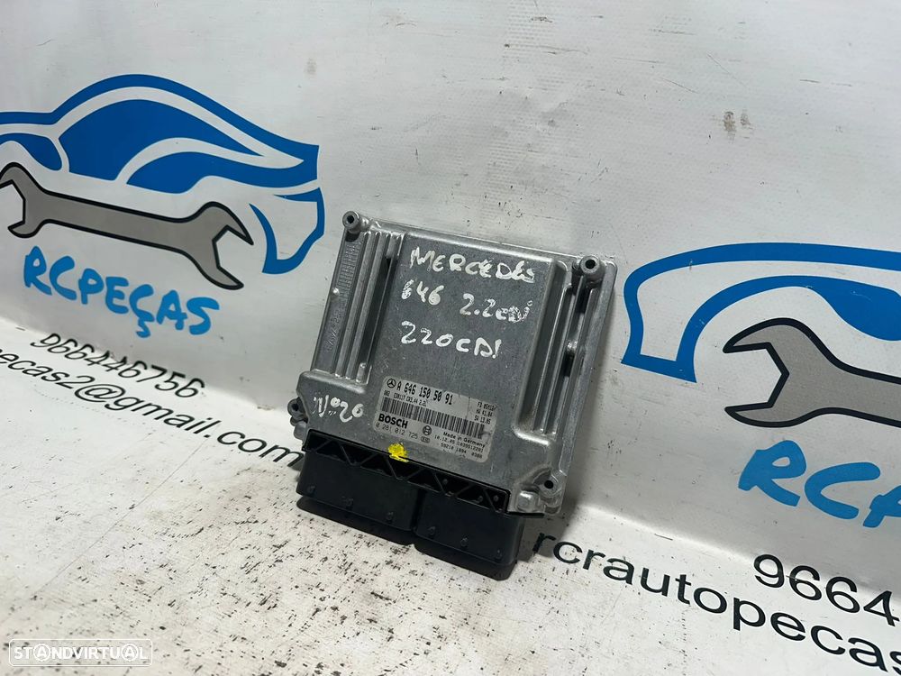 .Centralina Motor Bosch Mercedes Benz 2.2 CDi 646 A6461505091 0281012725 CR3.44 ED0117 - 4