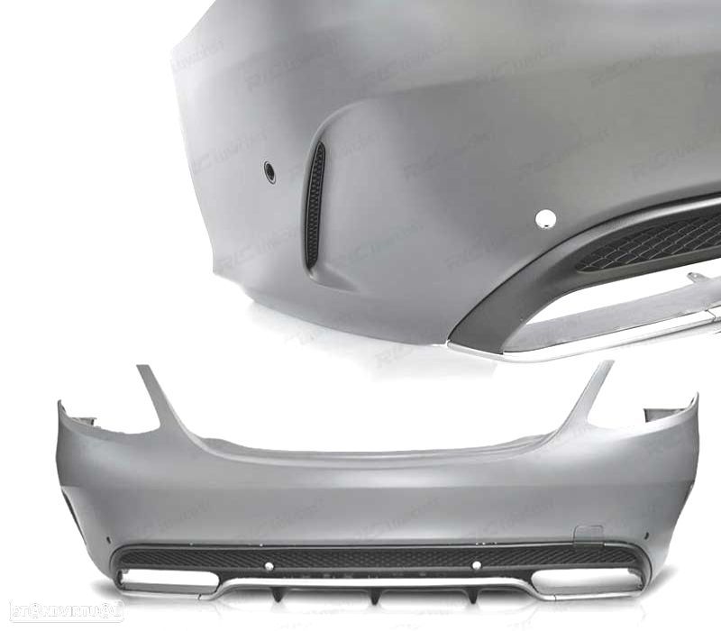 PARACHOQUES TRASEIRO MERCEDES CLASE C W205 14-18 LOOK AMG C63 PDC - 3