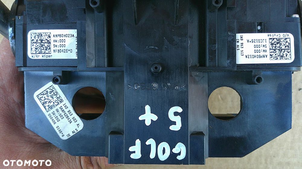 VW GOLF V PLUS PRZEŁĄCZNIK ZESPOLONY PAJĄK 1K0953503AL - 5