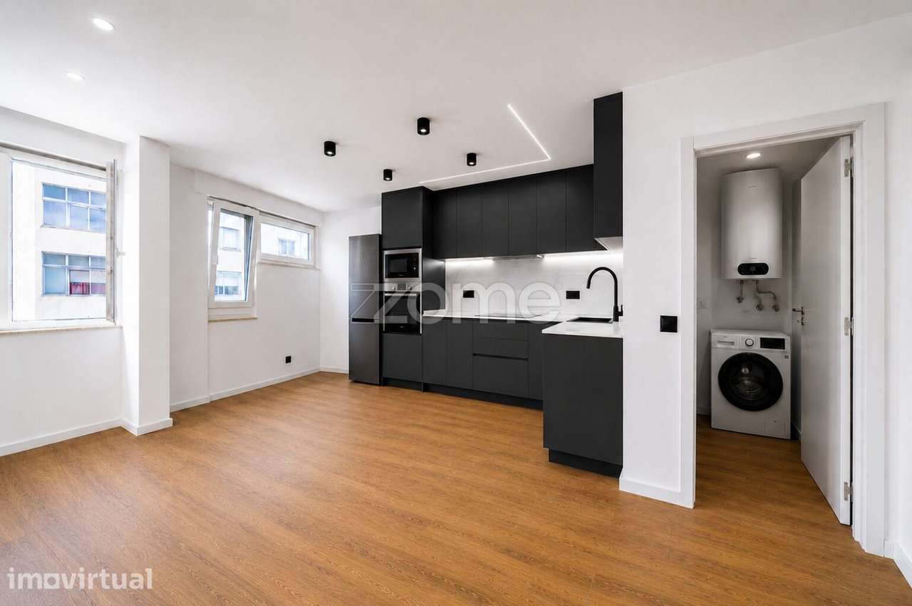 T2 Totalmente Renovado a Estrear | Open Space | 8.º Andar | 2 Eleva... - Grande imagem: 4/23