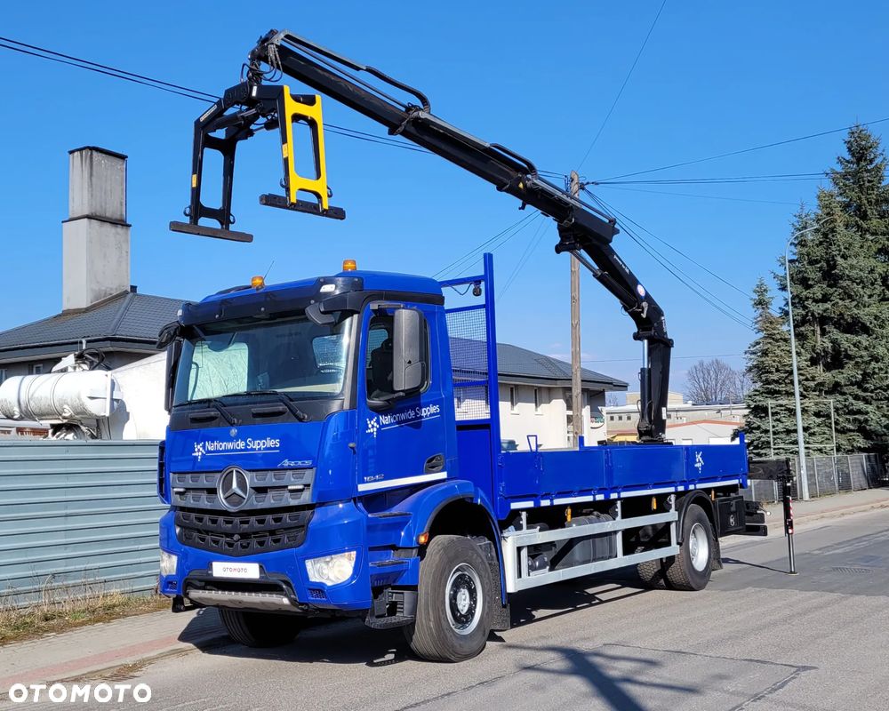 Mercedes-Benz AROCS 1824 HMF 1420 PILOT HDS ŻURAW DŹWIG