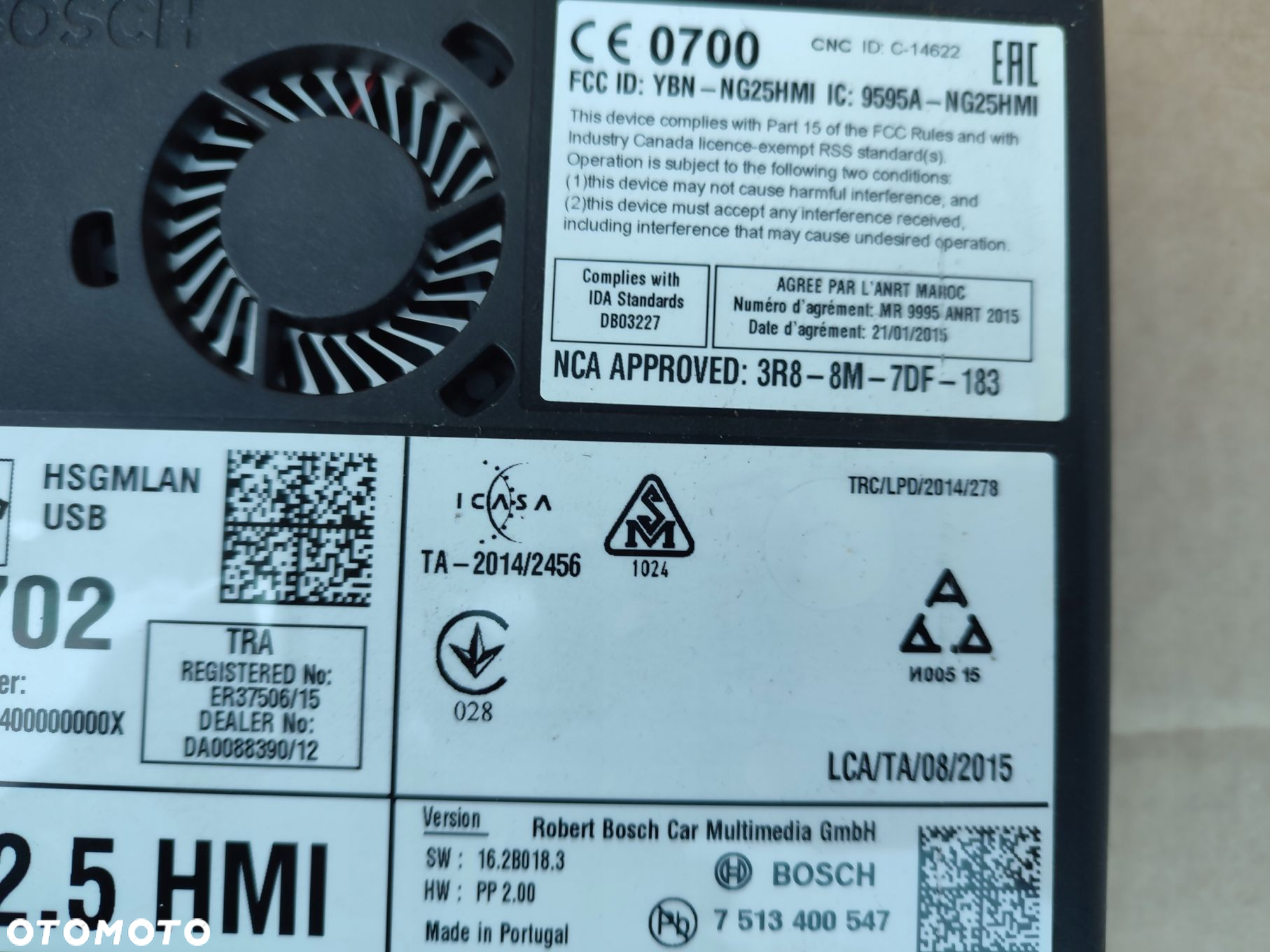 Moduł nawigacji OPEL ASTRA K V 84156702 150 TYS PRZEBIEGU - 5