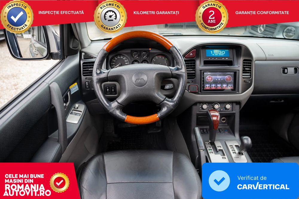 Mitsubishi Pajero SWB 3.2 DI-D GLS A/T, Piele - 16