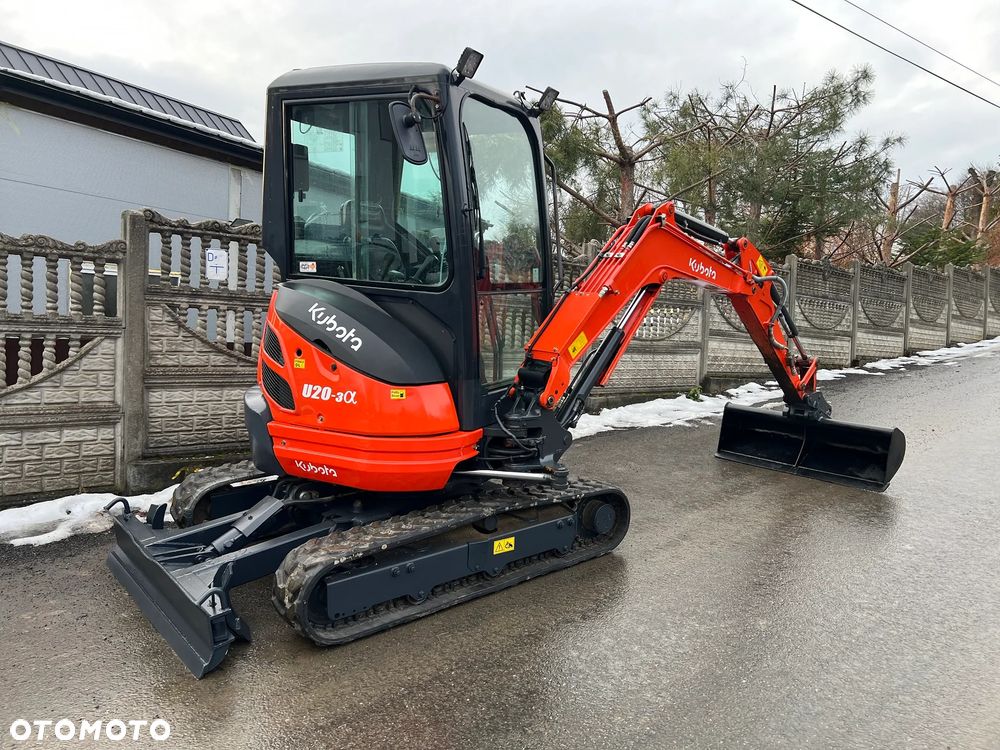 Kubota U20-3α * Minikoparka Kubota U20-3 * Zerowy Obrys * 2,5 Tony * Stan IDEALNY * - 11