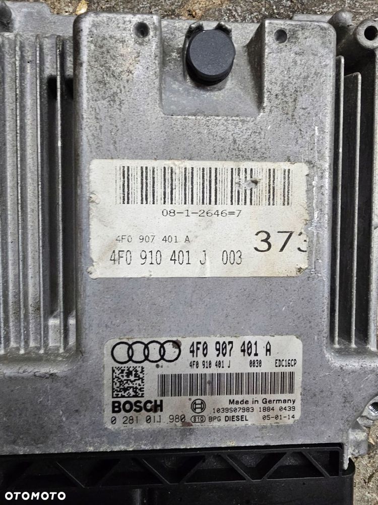 KOMPUTER STEROWNIK SILNIKA AUDI A6 C6 05 3.0TDI 4F0907401A - 2