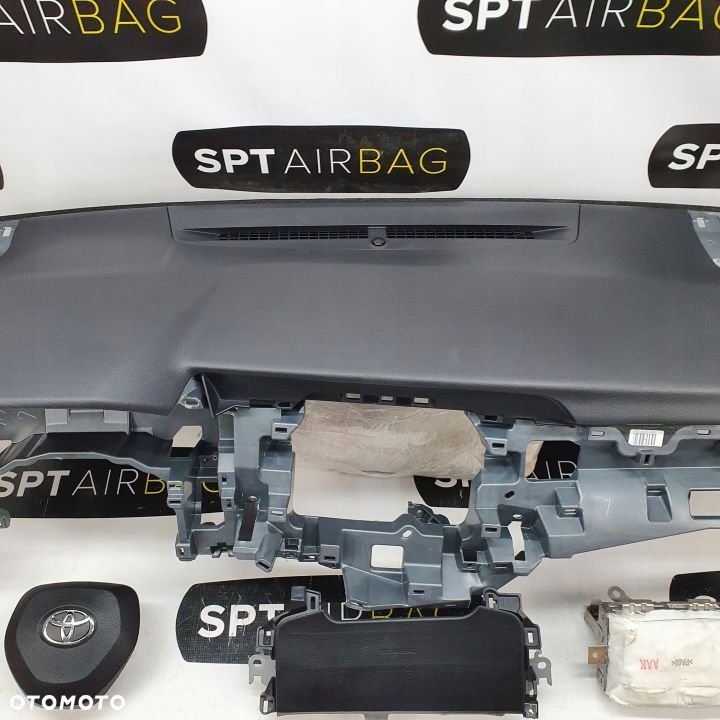 TOYOTA CAMRY DESKA ROZDZIELCZA KONSOLA KOKPIT PULPIT PODUSZKI AIRBAG AIR BAG PASY KIT SET - 3