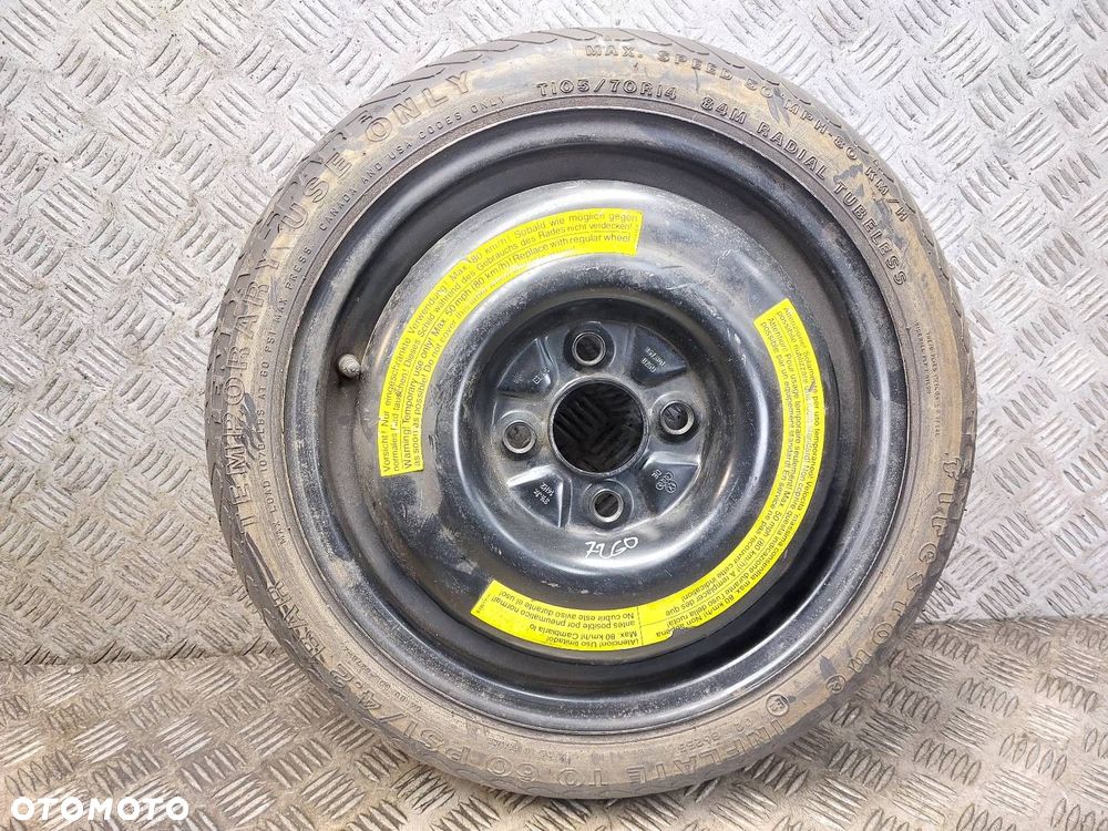 DOJAZDÓWKA 4x100 3,5Jx14 ET45 FI57,1 105/70R14 FIRESTONE VW SEAT SKODA - 1