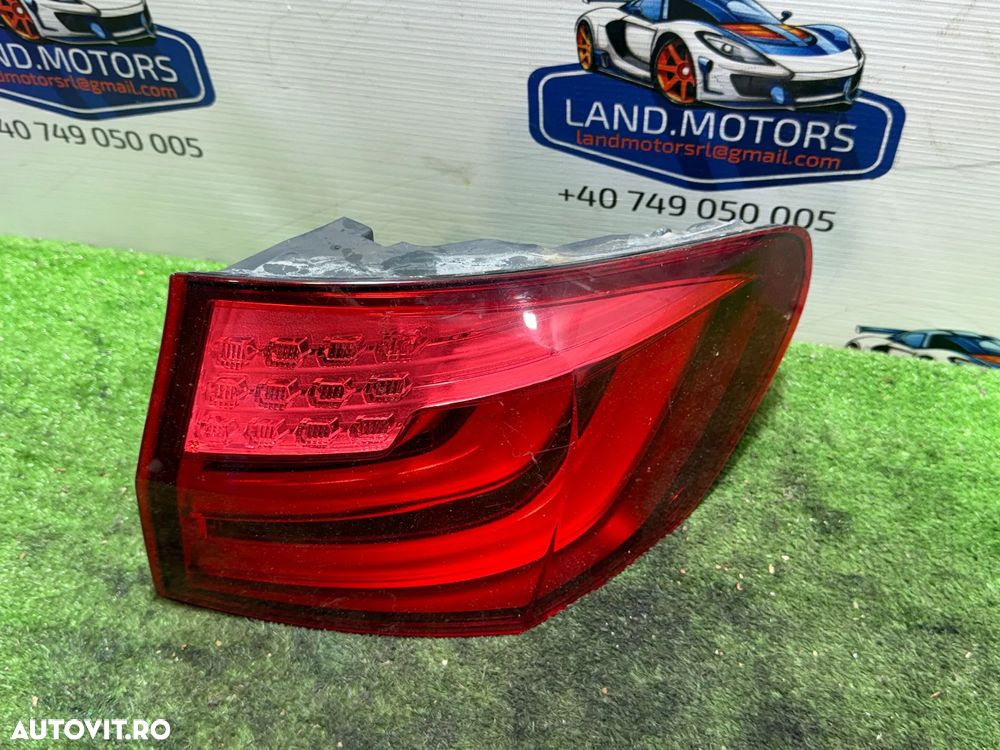 STOP TRIPLA ARIPA SPATE DREAPTA CU LED BMW SERIA 5  F11 520D BREAK COMBI UNIVERSAL SE  TOURING 2.0 DIESEL 2011 COD OEM 63217203234 / 7203234 / BREAK 2010-2017 - 3