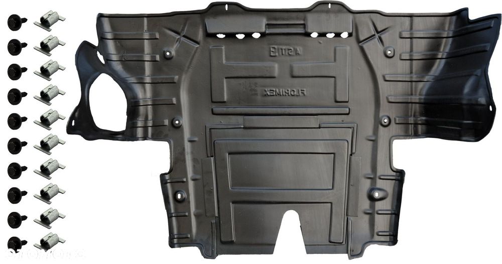 Opel ASTRA III H ZAFIRA B osłona silnika SPINKI HD - 1