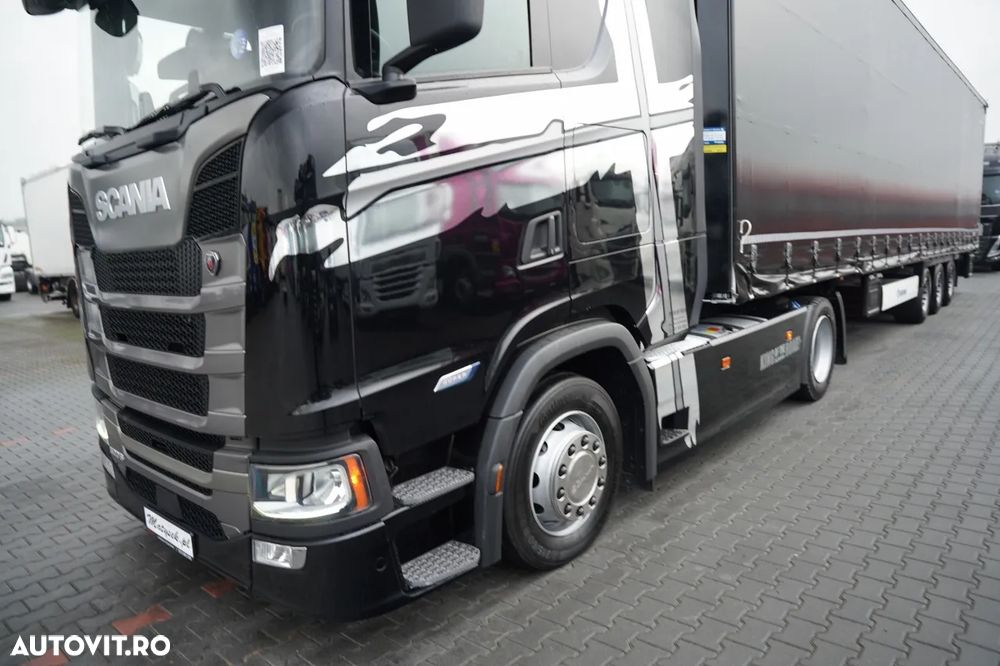 Scania S 500 / + CORTINĂ KRONE / MEGA KIT / PLATĂ JOSĂ / ANVELOPE NOI / CONTRACT POST-SERVICE / - 8