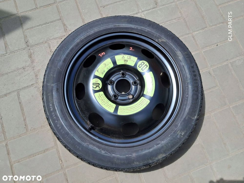 peugeot 3008 ii koło zapasowe dojazdówka 135/80r18 5x108 2017 rok - 1