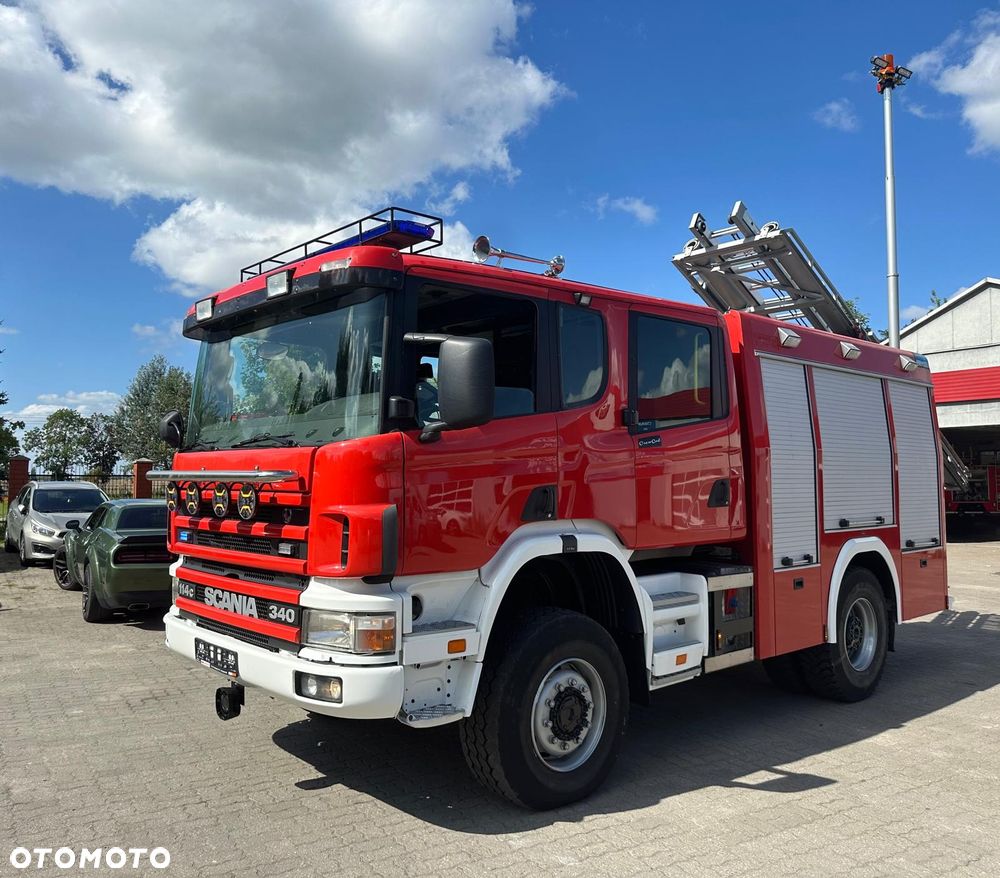 Scania 4X4 114c 340KM CNBOP pożarniczy specjalny 4X4 - 9