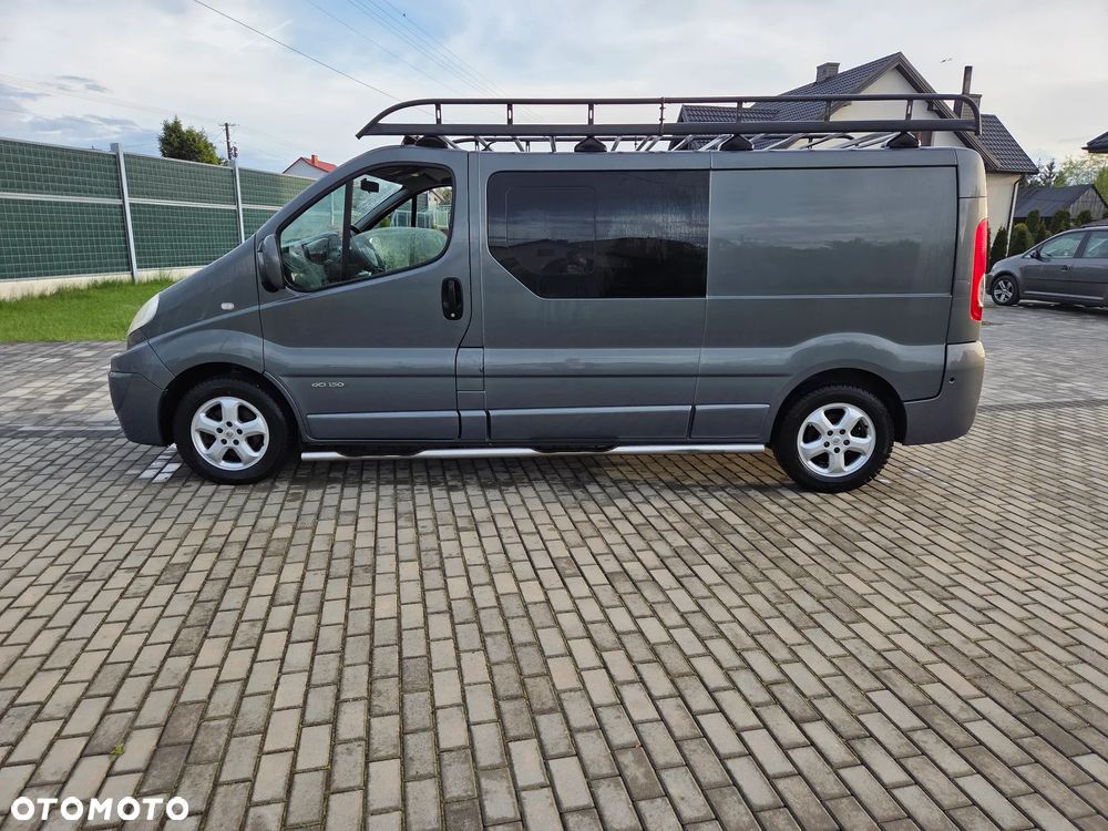 Renault TRAFIC LONG KLIMA TEMPOMAT ORYGINAŁ DUBEL KABINA ZADBANY FULL OPCJA DOPOSAŻONY - 6