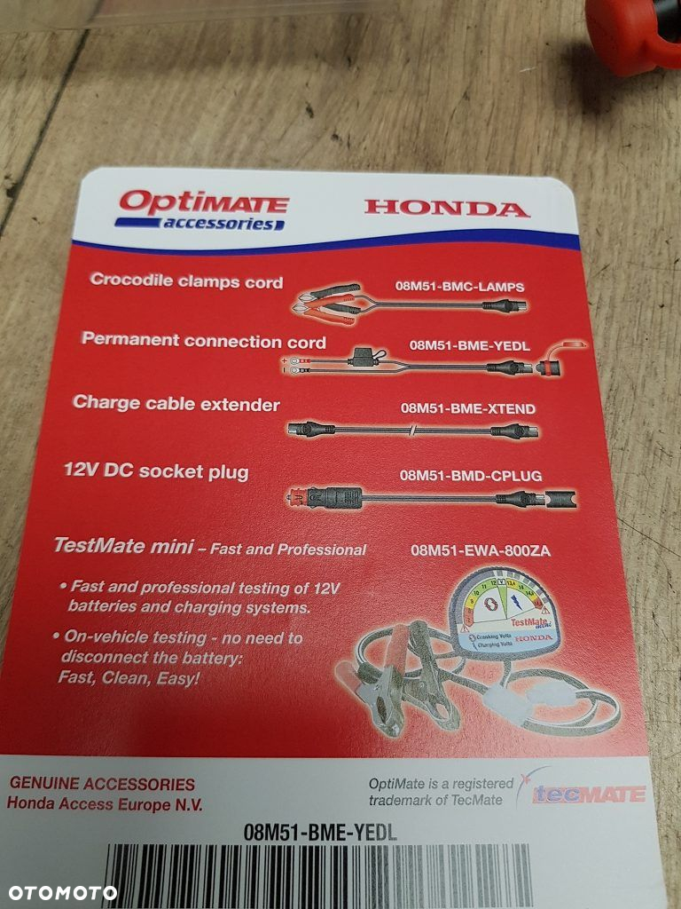 Kabel ładowarki Optimate 08M51-BME-YEDL - 7