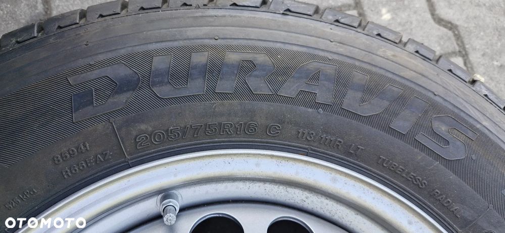 VW CRAFTER MAN TGE KOŁO KOŁA BRIDGESTONE DURAVIS 205/75/16C NOWE - 3