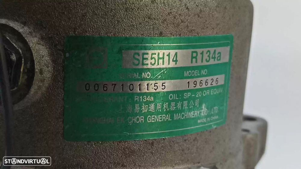 COMPRESSOR AR CONDICIONADO NISSAN TERRANO II 2000 -SE5H14 - 4