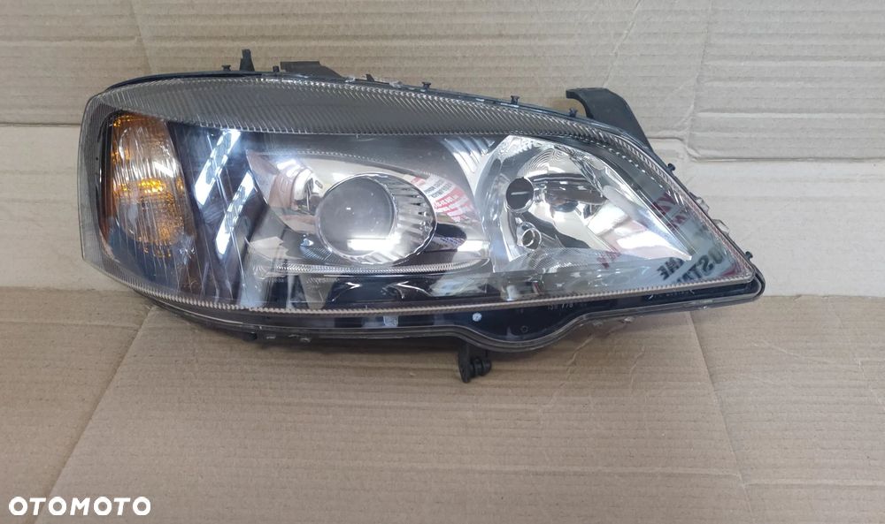 Xenon Prawy Lampa Prawa Czarna Opel Astra G II Bertone 1998- EUROPA - 2